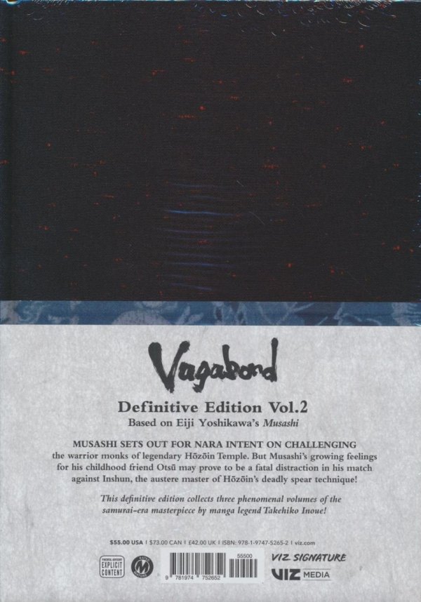 VAGABOND DEFINITIVE EDITION VOL 02 HC [9781974752652]