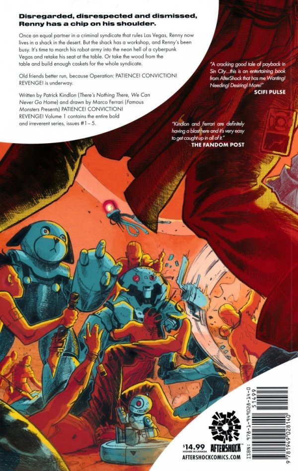 PATIENCE CONVICTION REVENGE VOL 01 MARCH ON VEGAS TP [9781949028140] **promocja TOMY**