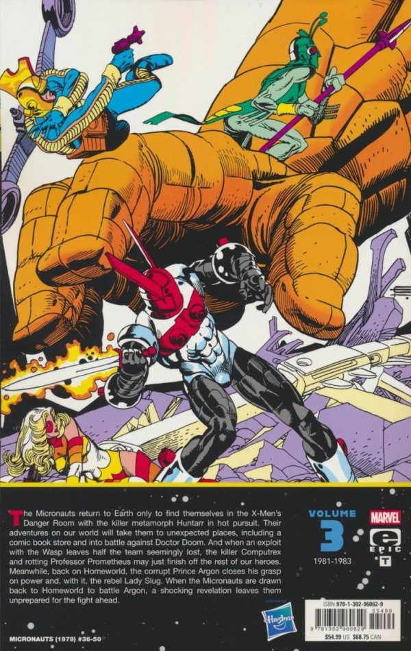 MICRONAUTS EPIC COLLECTION THE ORIGINAL MARVEL YEARS THIS BATTLEFIELD EARTH TP [9781302960629]