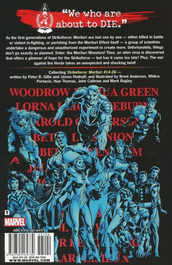 STRIKEFORCE MORITURI VOL 02 TP [9780785164739]