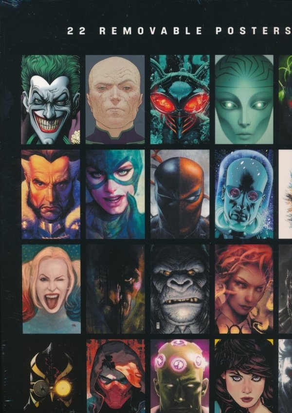 DC POSTER PORTFOLIO THE COMPLETE YEAR OF THE VILLAIN PORTRAIT VARIANTS TP [9781779500960] **promocja TOMY**
