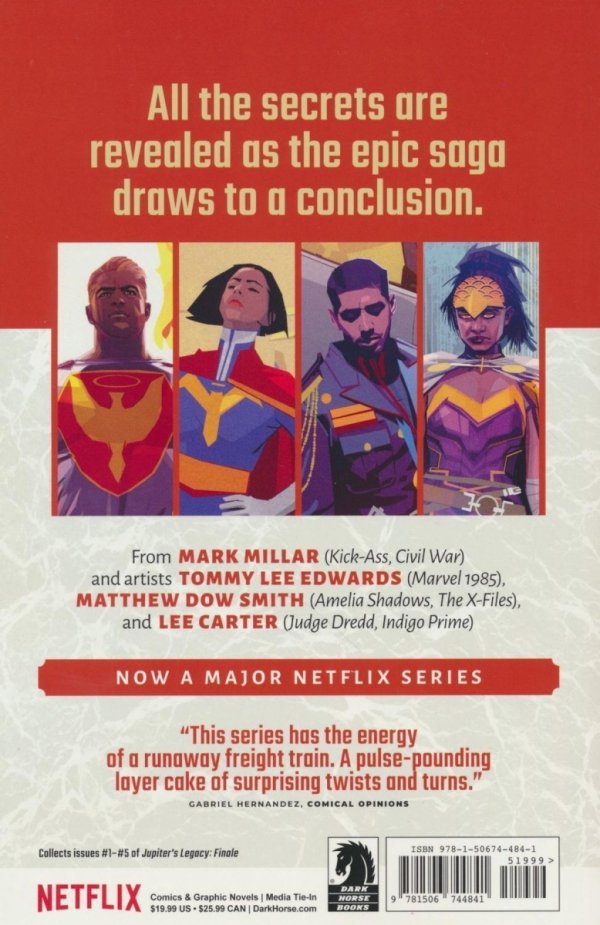 JUPITERS LEGACY VOL 06 FINALE TP [9781506744841]