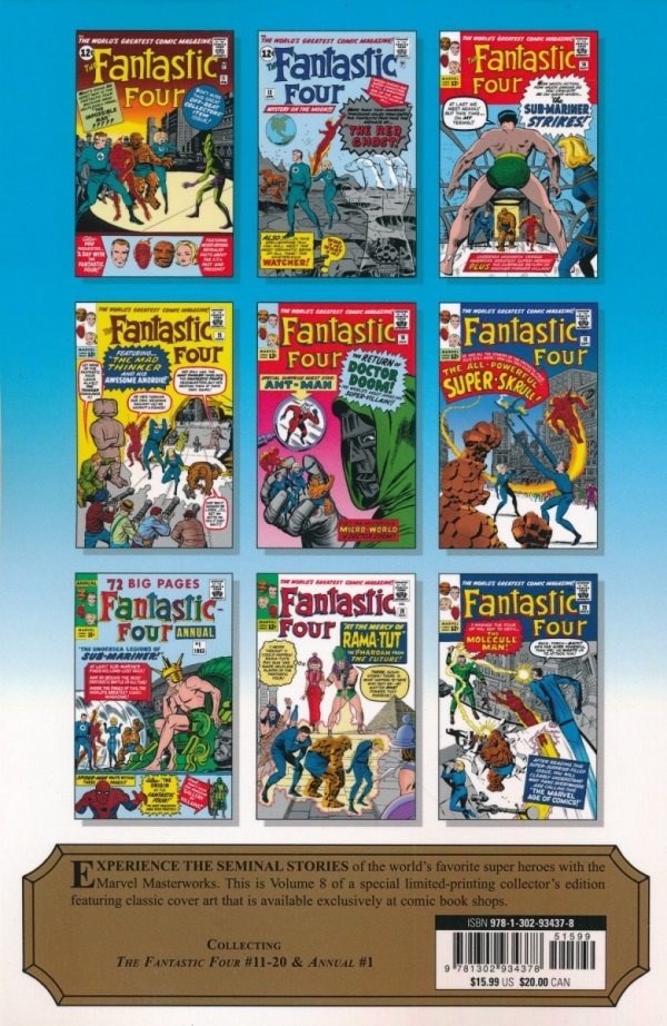 MIGHTY MARVEL MASTERWORKS THE FANTASTIC FOUR THE MICRO-WORLD OF DOCTOR DOOM TP [VARIANT] [9781302934378] **OFERTA SPECJALNA**