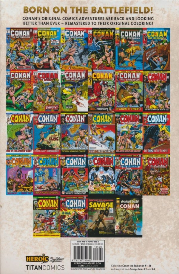 CONAN THE BARBARIAN THE ORIGINAL COMICS OMNIBUS VOL 01 HC [STANDARD] [9781787740822] **promocja TOMY**