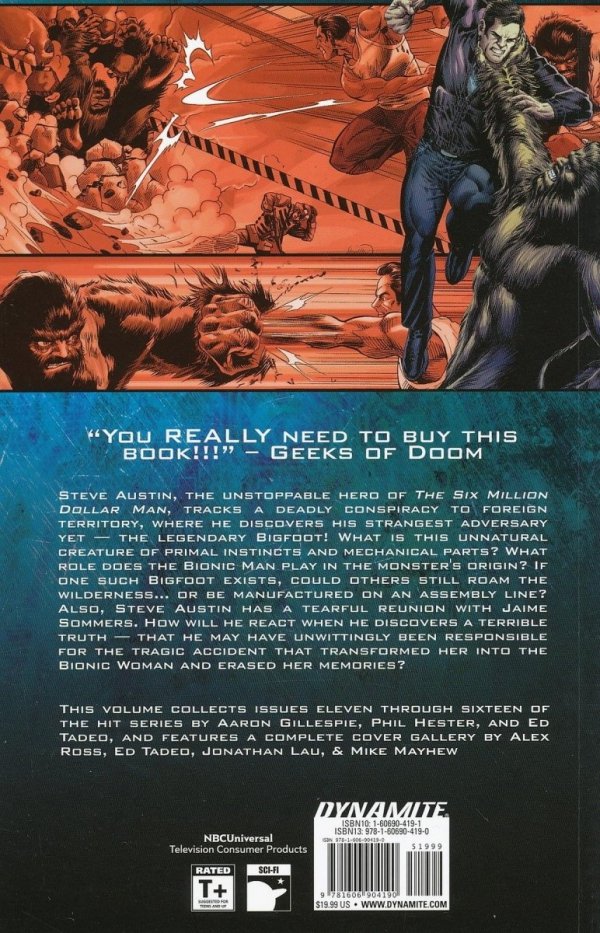 BIONIC MAN VOL 02 BIGFOOT TP [9781606904190] **promocja TOMY**