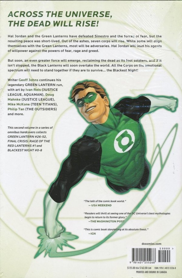 GREEN LANTERN BY GEOFF JOHNS OMNIBUS VOL 02 HC [9781401255268] **promocja TOMY**
