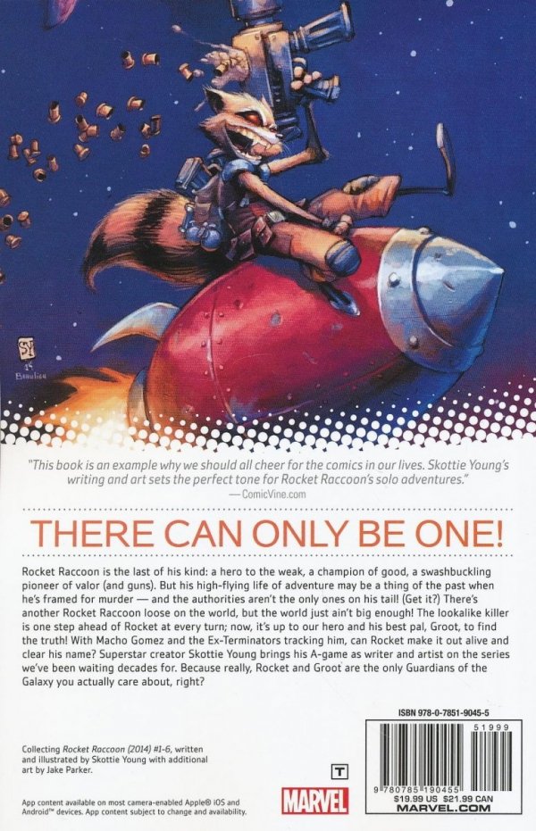 ROCKET RACCOON VOL 01 A CHASING TALE TP [9780785190455] **promocja TOMY**