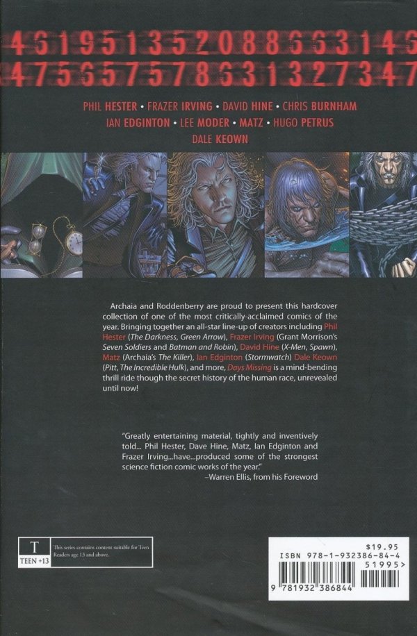DAYS MISSING VOL 01 HC [9781932386844]
