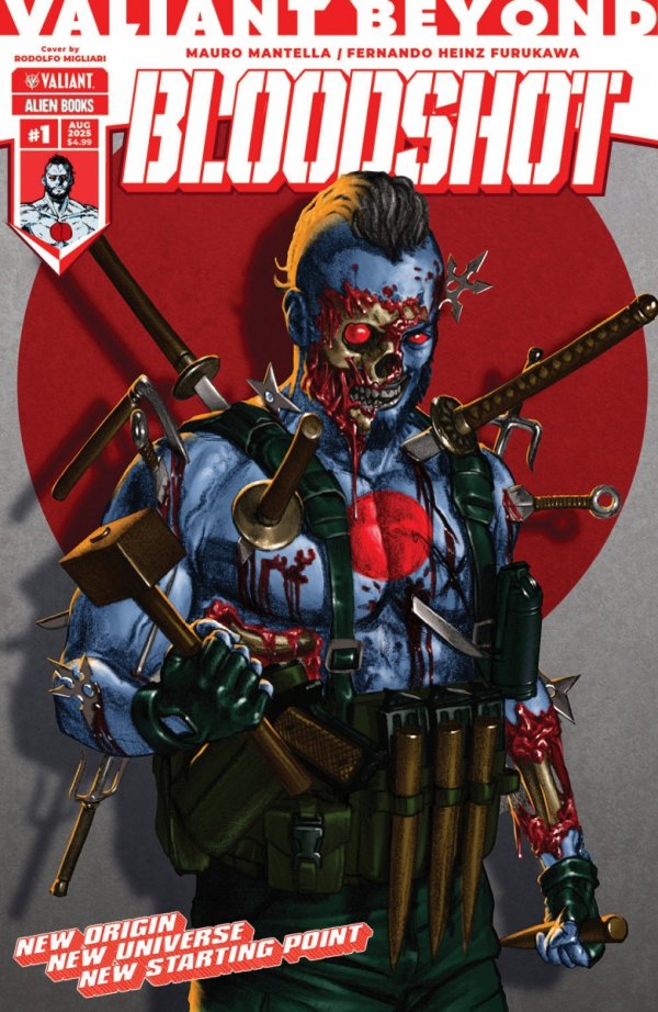 VALIANT BEYOND BLOODSHOT #1 COVER A MIGLIARI [73238818114800111]