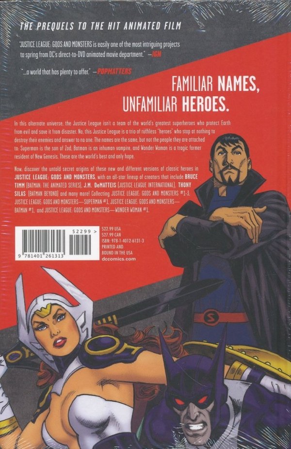 JUSTICE LEAGUE GODS AND MONSTERS HC [9781401261313] **promocja TOMY**