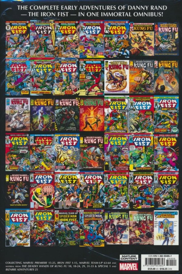 IRON FIST DANNY RAND THE EARLY YEARS OMNIBUS HC [STANDARD] [9781302954857] **OFERTA SPECJALNA**