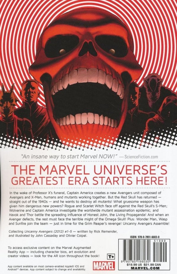 UNCANNY AVENGERS VOL 01 THE RED SHADOW TP [9780785166030] **PROMOCJA TOMY**