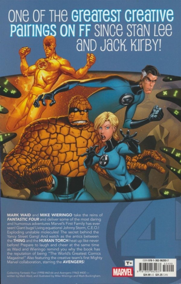 FANTASTIC FOUR BY MARK WAID AND MIKE WIERINGO IMAGINAUTS TP [9781302962937]