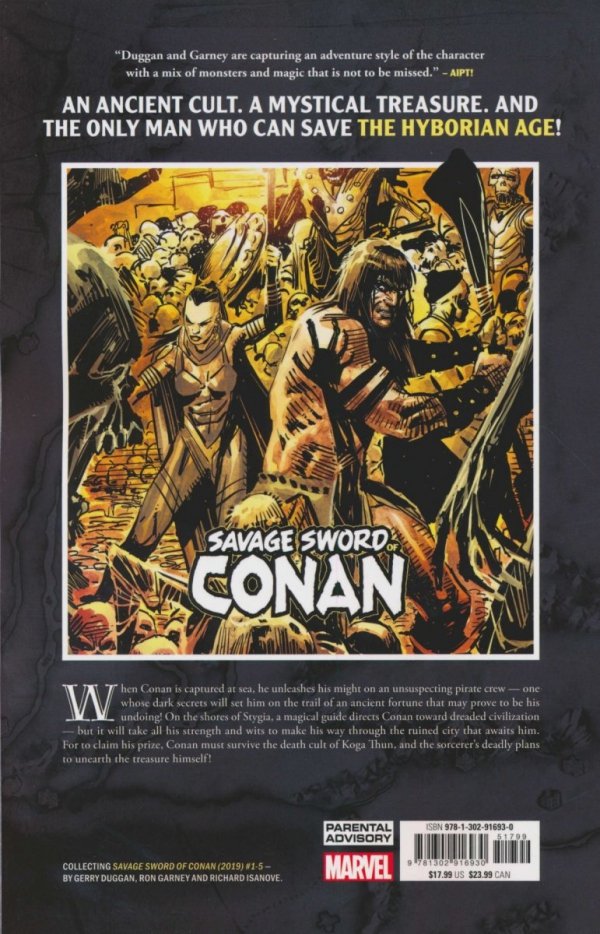 SAVAGE SWORD OF CONAN VOL 01 THE CULT OF KOGA THUN TP [9781302916930]
