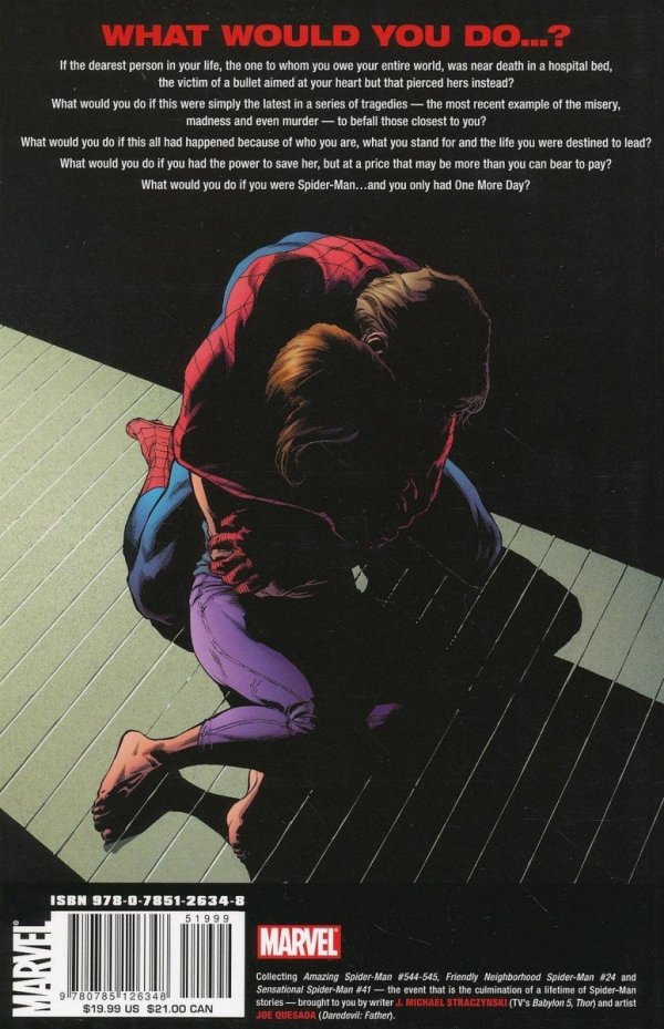 SPIDER-MAN ONE MORE DAY TP [STANDARD] [9780785126348] **PROMOCJA TOMY**