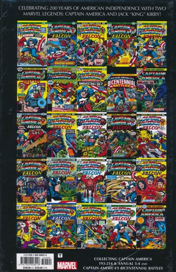 CAPTAIN AMERICA BY JACK KIRBY OMNIBUS HC [STANDARD] [9781302928216] **OFERTA EKSPOZYCYJNA**