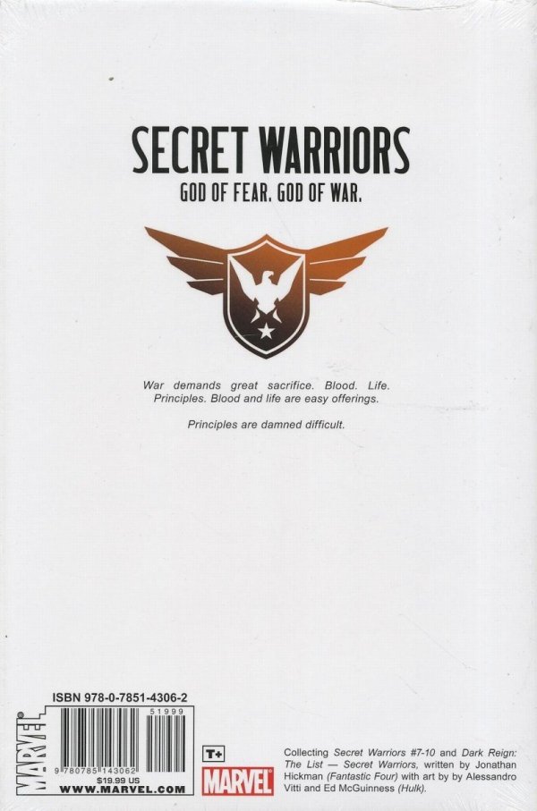 SECRET WARRIORS BY JONATHAN HICKMAN VOL 02 HC [9780785143062]