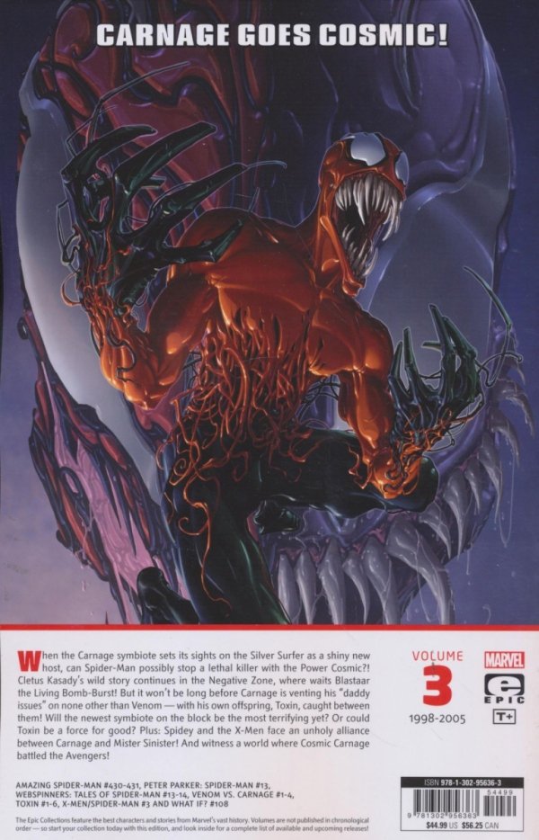 CARNAGE EPIC COLLECTION THE MONSTER INSIDE TP [9781302956363] **OFERTA SPECJALNA**