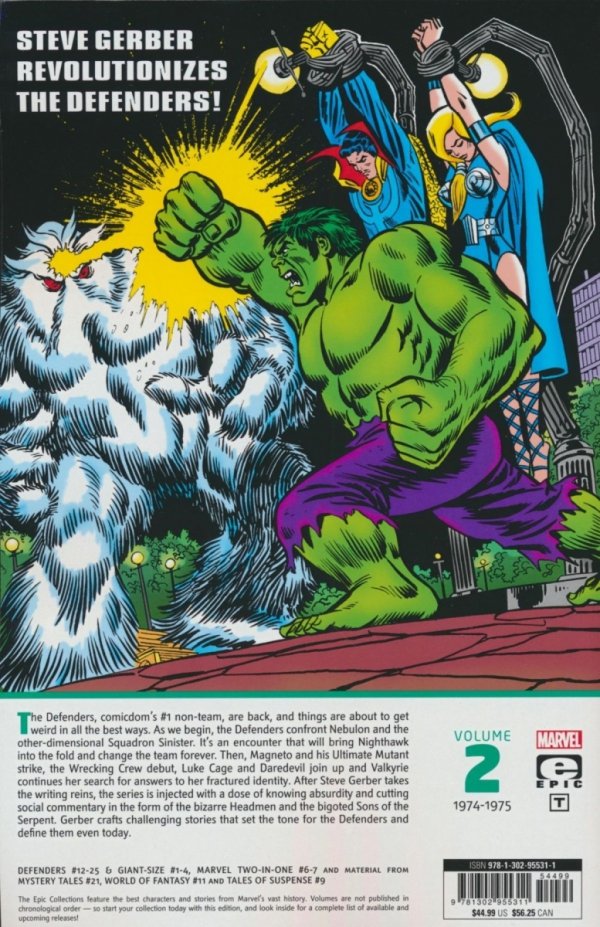 DEFENDERS EPIC COLLECTION ENTER THE HEADMEN TP [9781302955311] **OFERTA SPECJALNA**