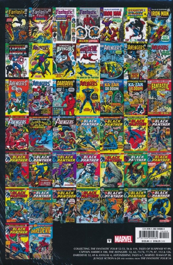 BLACK PANTHER THE EARLY MARVEL YEARS OMNIBUS HC [STANDARD] [9781302945084] **promocja TOMY**