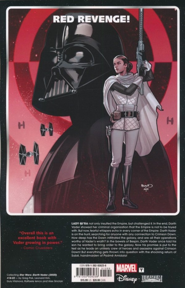 STAR WARS DARTH VADER VOL 04 CRIMSON REIGN TP [9781302926236]
