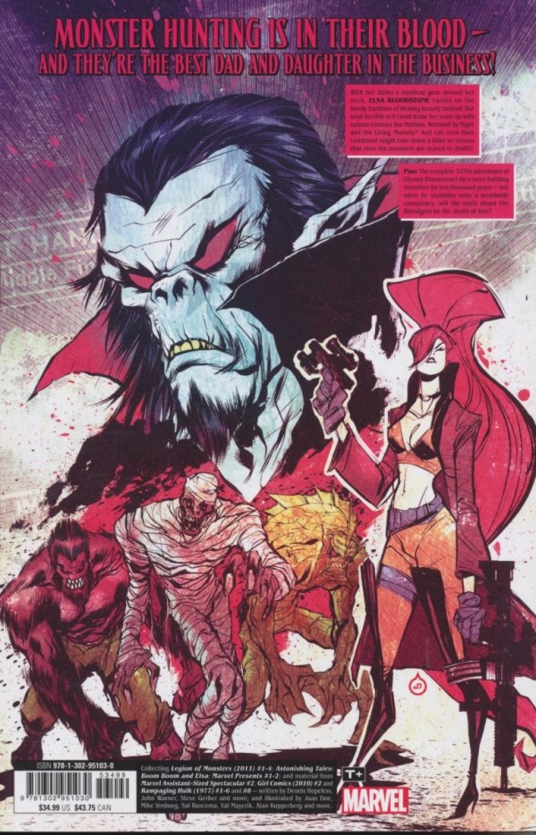 BLOODSTONE AND THE LEGION OF MONSTERS TP [9781302951030]