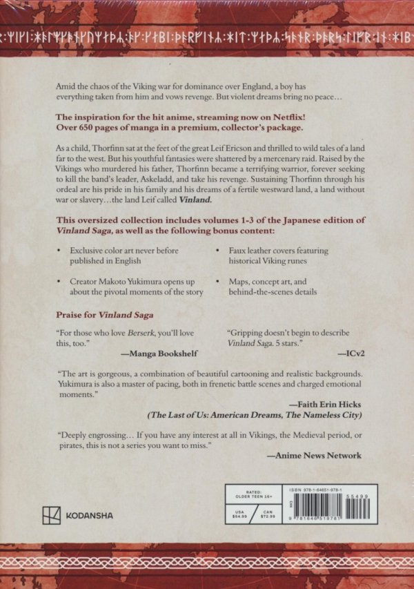 VINLAND SAGA DELUXE VOL 01 HC [9781646519781]