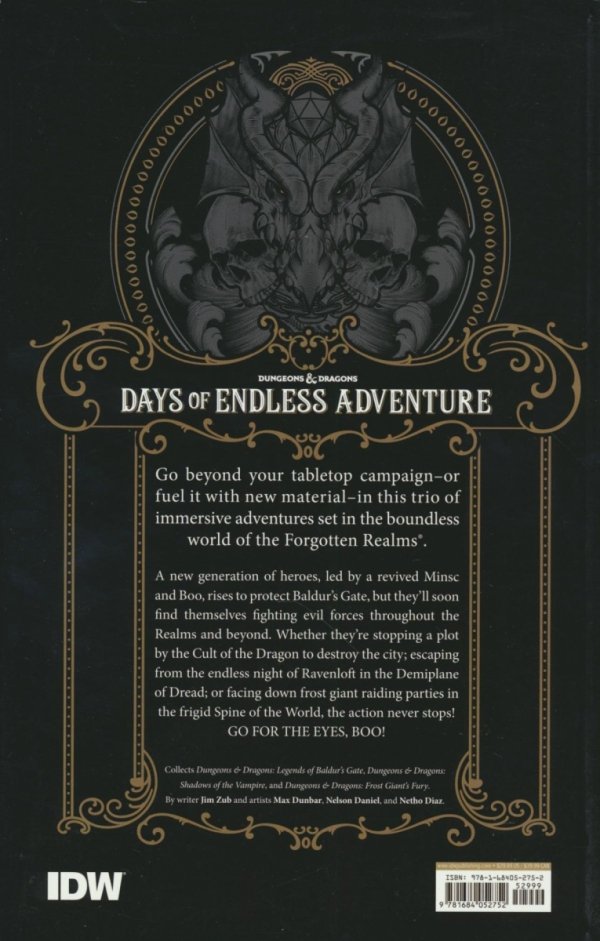DUNGEONS AND DRAGONS DAYS OF ENDLESS ADVENTURE TP [9781684052752] **promocja STOCK SALE**