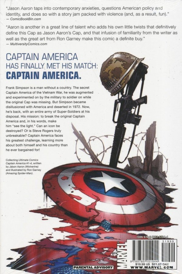 ULTIMATE COMICS CAPTAIN AMERICA HC [9780785151944] **promocja TOMY**