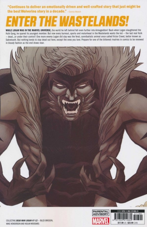 DEAD MAN LOGAN VOL 02 WELCOME BACK LOGAN TP [9781302914660] **promocja TOMY**