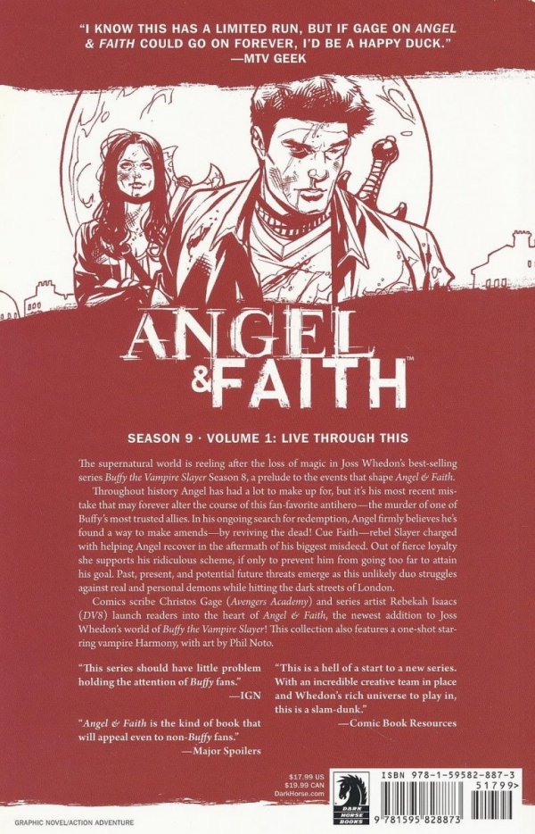 ANGEL AND FAITH VOL 01 LIVE THROUGH THIS TP [9781595828873]