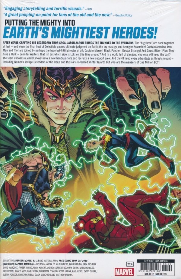 AVENGERS VOL 01 HC [9781302928186] **promocja TOMY**