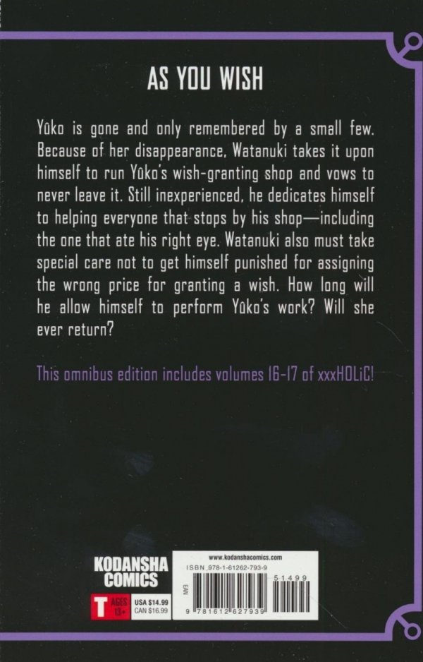 XXXHOLIC OMNIBUS VOL 06 TP [9781612627939]