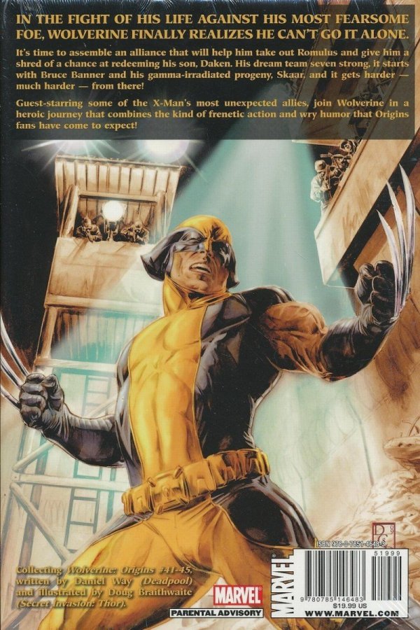 WOLVERINE ORIGINS SEVEN THE HARD WAY HC [9780785146483]
