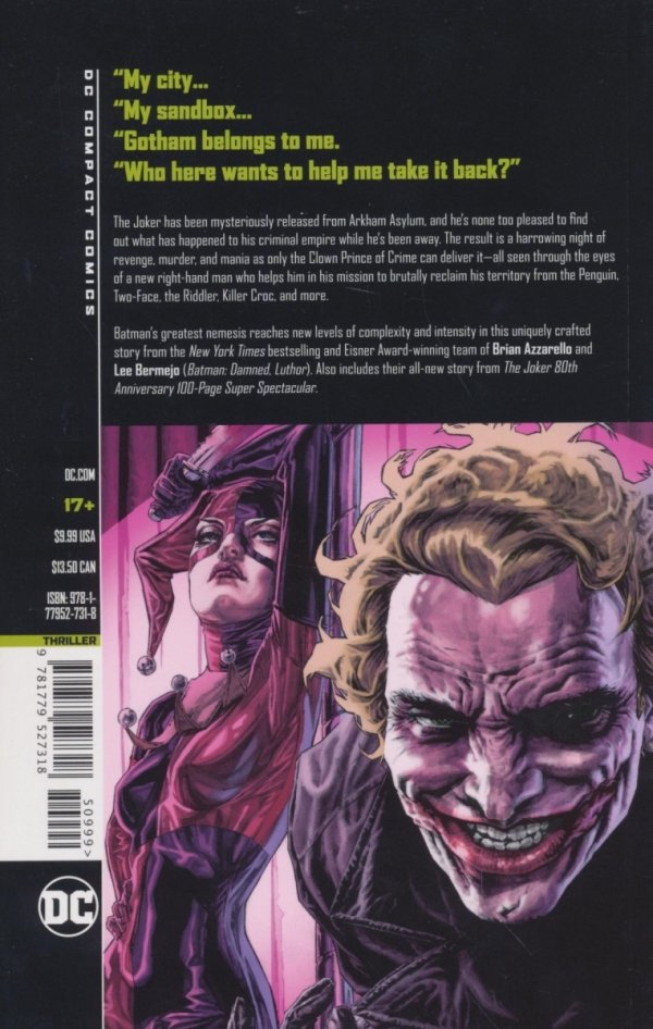 JOKER DC COMPACT COMICS EDITION TP [9781779527318] **promocja TOMY**