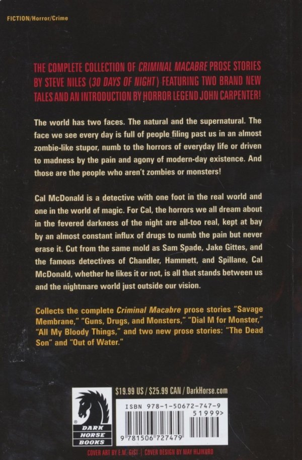 CRIMINAL MACABRE COMPLETE CAL MCDONALD STORIES TP [9781506727479] **promocja STOCK SALE**