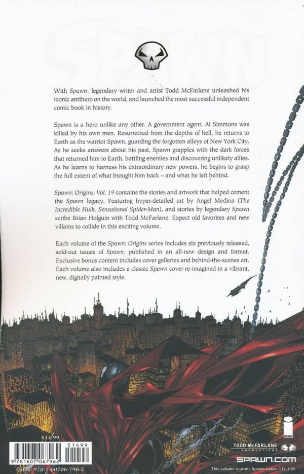 SPAWN ORIGINS COLLECTION VOL 19 TP [9781607067962]