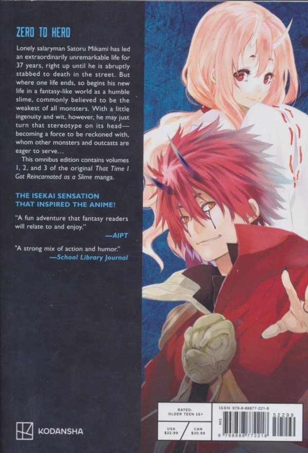THAT TIME I GOT REINCARNATED AS A SLIME OMNIBUS VOL 01-03 TP [9798888772218]