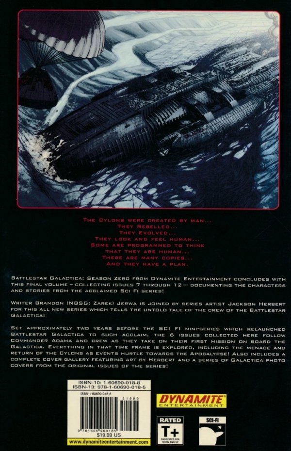 BATTLESTAR GALACTICA SEASON ZERO VOL 02 TP [VARIANT] [9781606900185] **promocja TOMY**