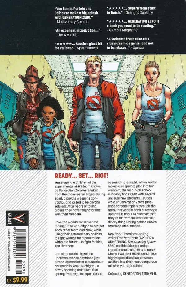 GENERATION ZERO VOL 01 WE ARE THE FUTURE TP [9781682151754] **promocja TOMY**