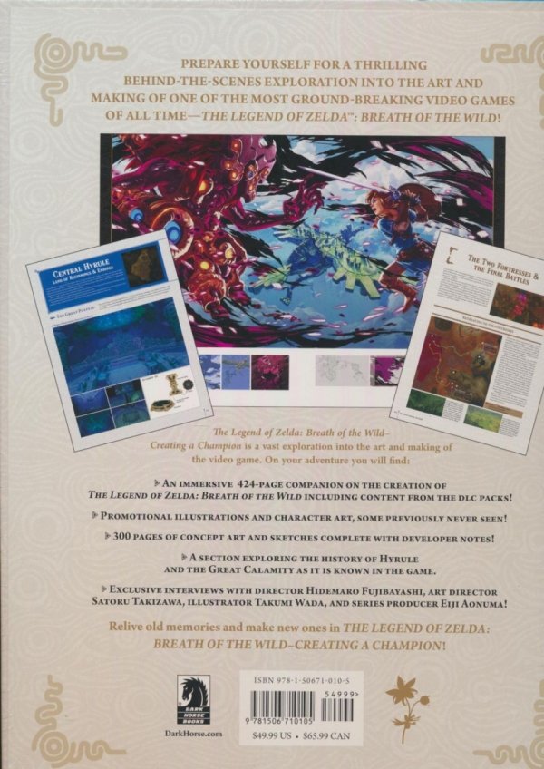 LEGEND OF ZELDA BREATH WILD CREATING A CHAMPION HC [9781506710105]