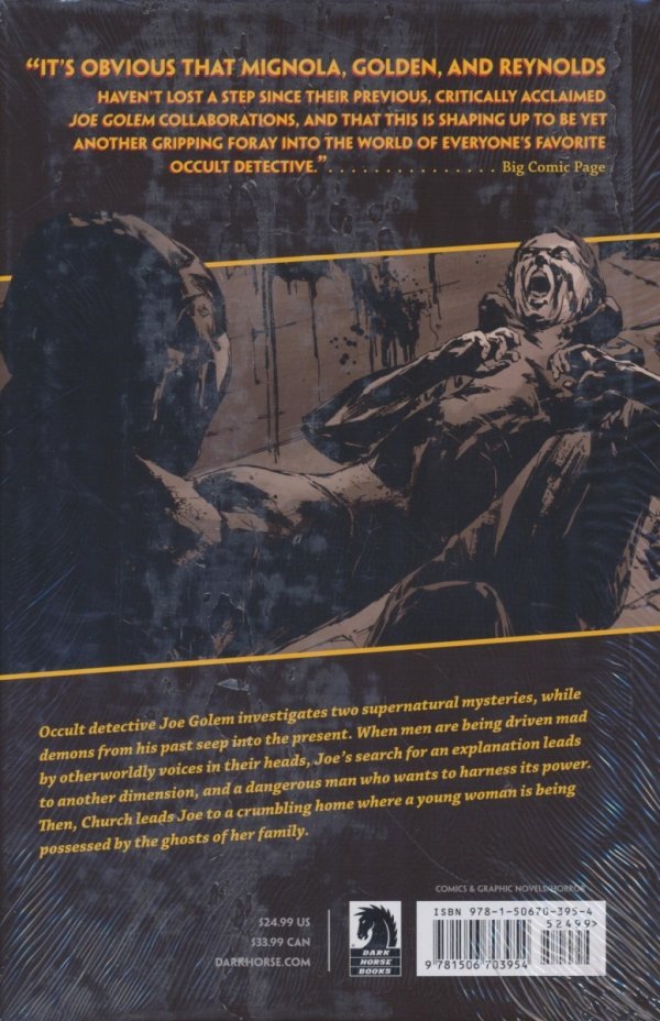 JOE GOLEM OCCULT DETECTIVE VOL 02 OUTER DARK HC [9781506703954]