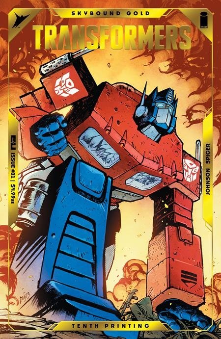 TRANSFORMERS #01 10TH PTG CVR A [70985304218100111]