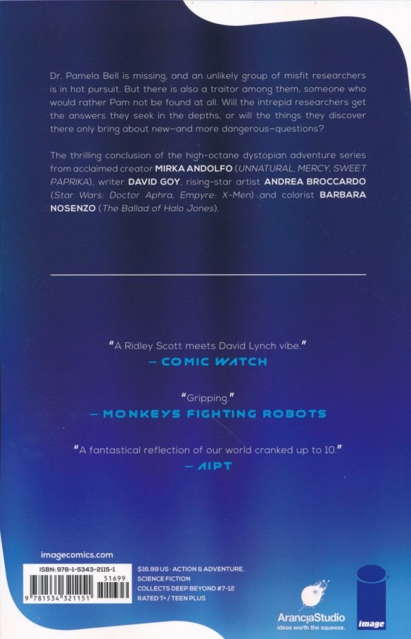 DEEP BEYOND VOL 02 TP [9781534321151]