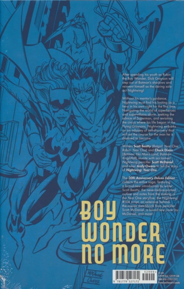NIGHTWING YEAR ONE 20TH ANNIVERSARY DELUXE EDITION HC [STANDARD] [9781779527172]