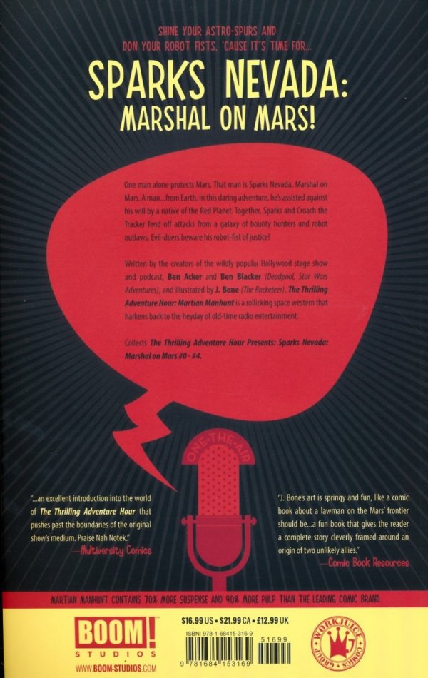 THRILLING ADVENTURE HOUR MARTIAN MANHUNT TP [9781684153169]
