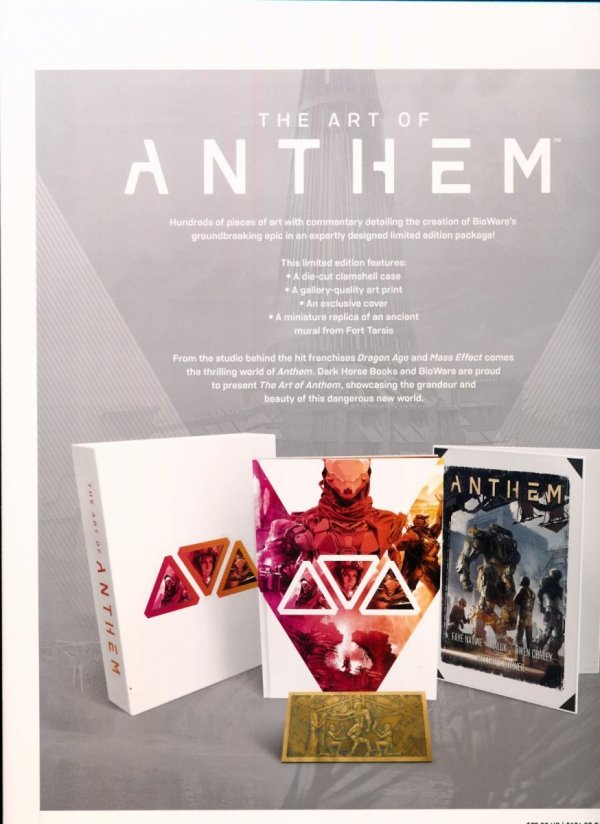 ART OF ANTHEM LIMITED EDITION HC [9781506711072] **promocja TOMY**