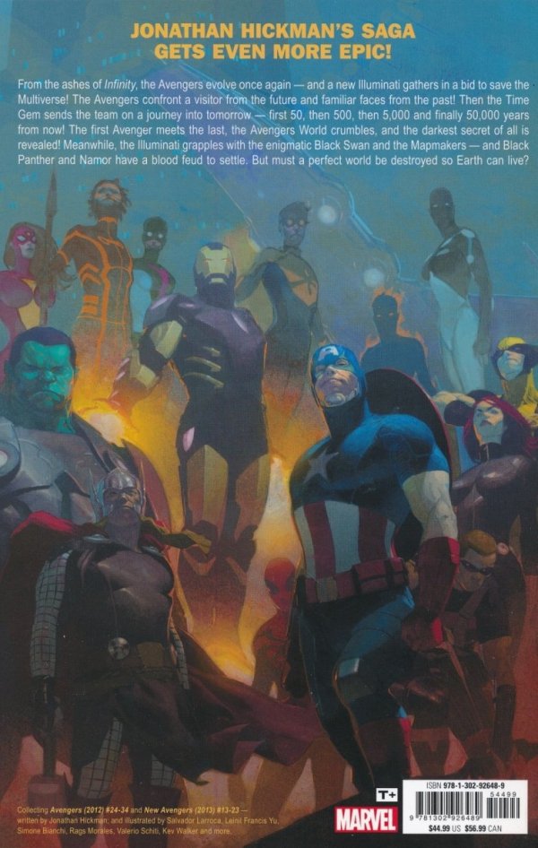 AVENGERS BY JONATHAN HICKMAN THE COMPLETE COLLECTION VOL 04 TP [9781302926489] **OFERTA SPECJALNA**