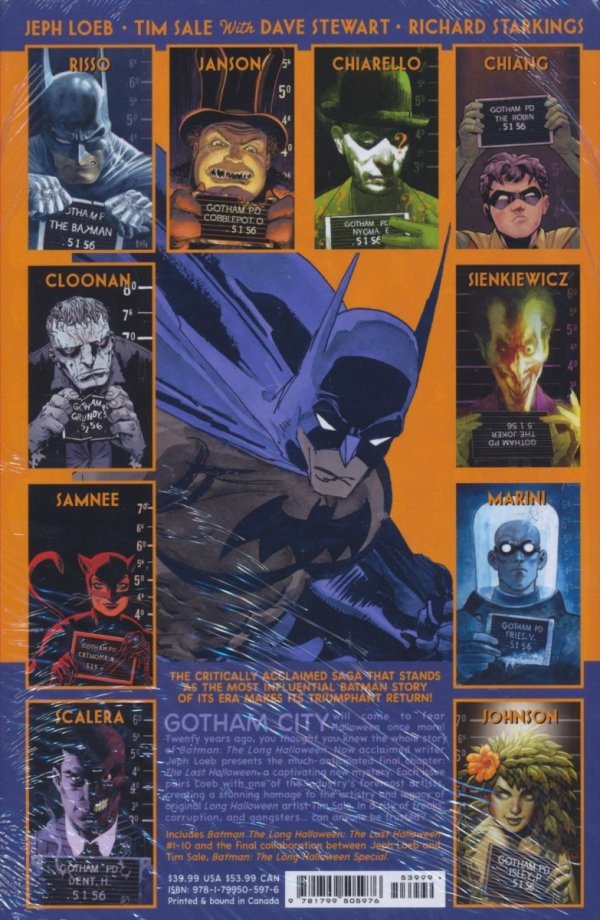 BATMAN THE LONG HALLOWEEN THE LAST HALLOWEEN HC [9781799505976]