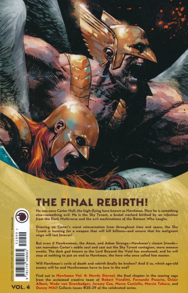 HAWKMAN VOL 04 HAWKS ETERNAL TP [9781779508065]